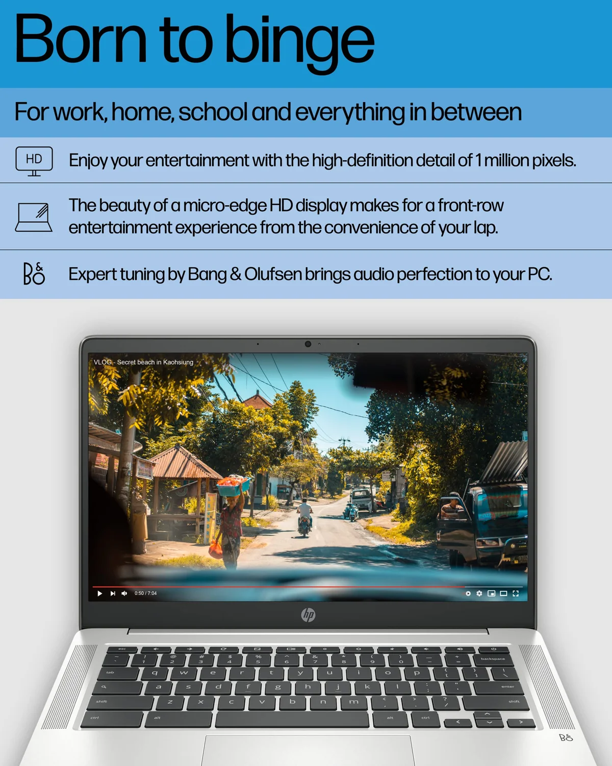 HP Chromebook 14 N4120, view 3