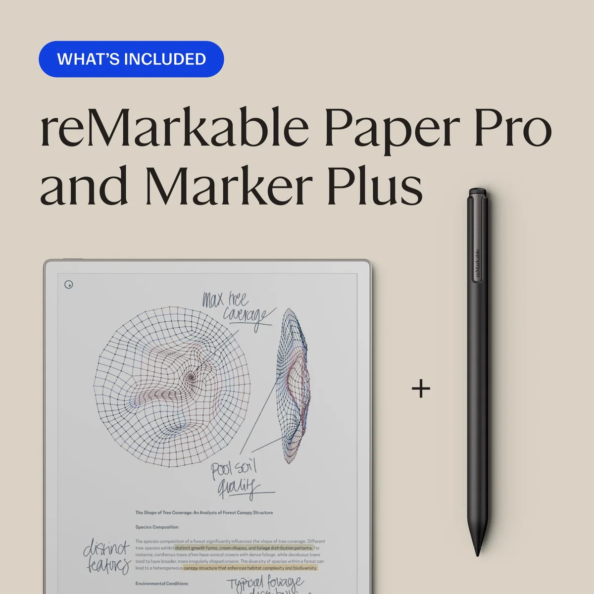 ReMarkable Paper Pro marker Plus